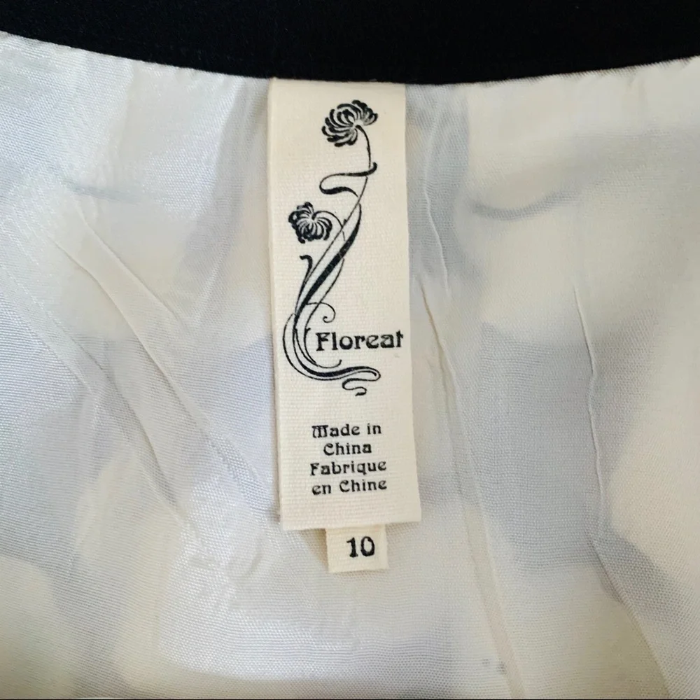 Floreat silk skirt